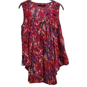 Nicholas K printed blouse sz small